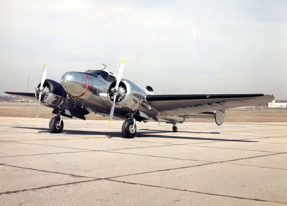 Beechcraft C45 Expeditor 2 (2) Military A4 Photo Print