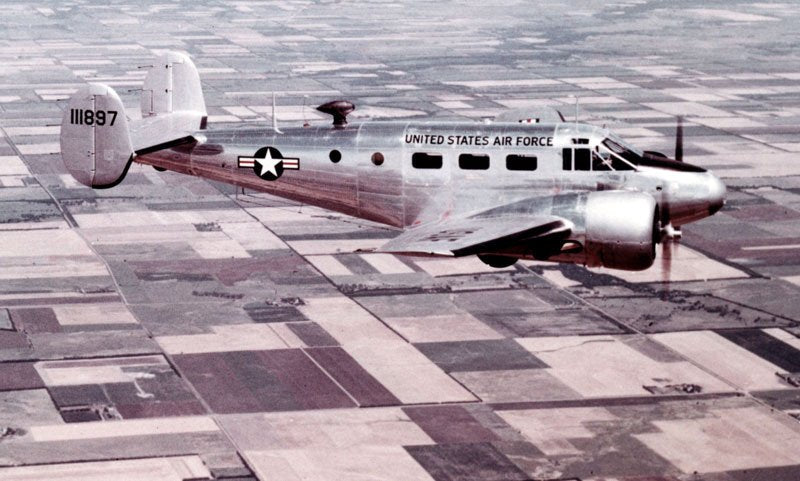 Beechcraft C45 Expeditor 7 Military A4 Photo Print