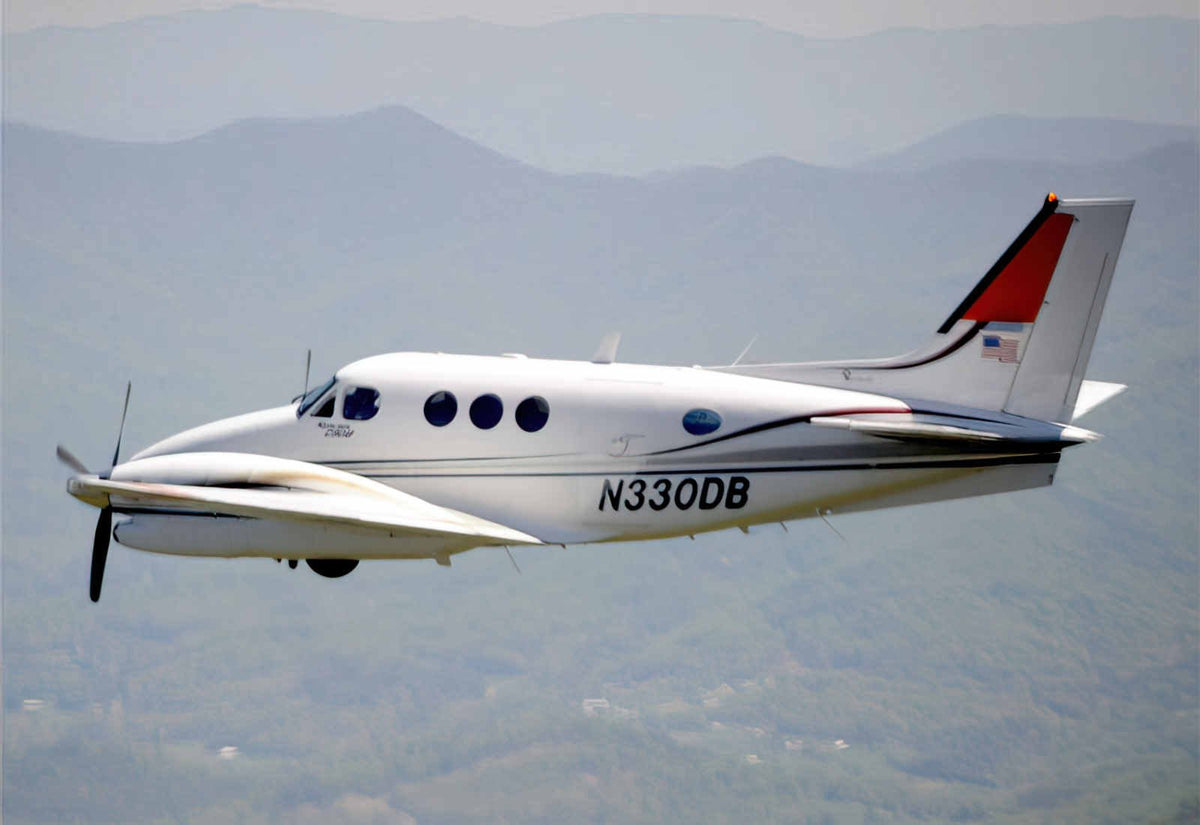 Beechcraft King Air 2 (2) Military A4 Photo Print