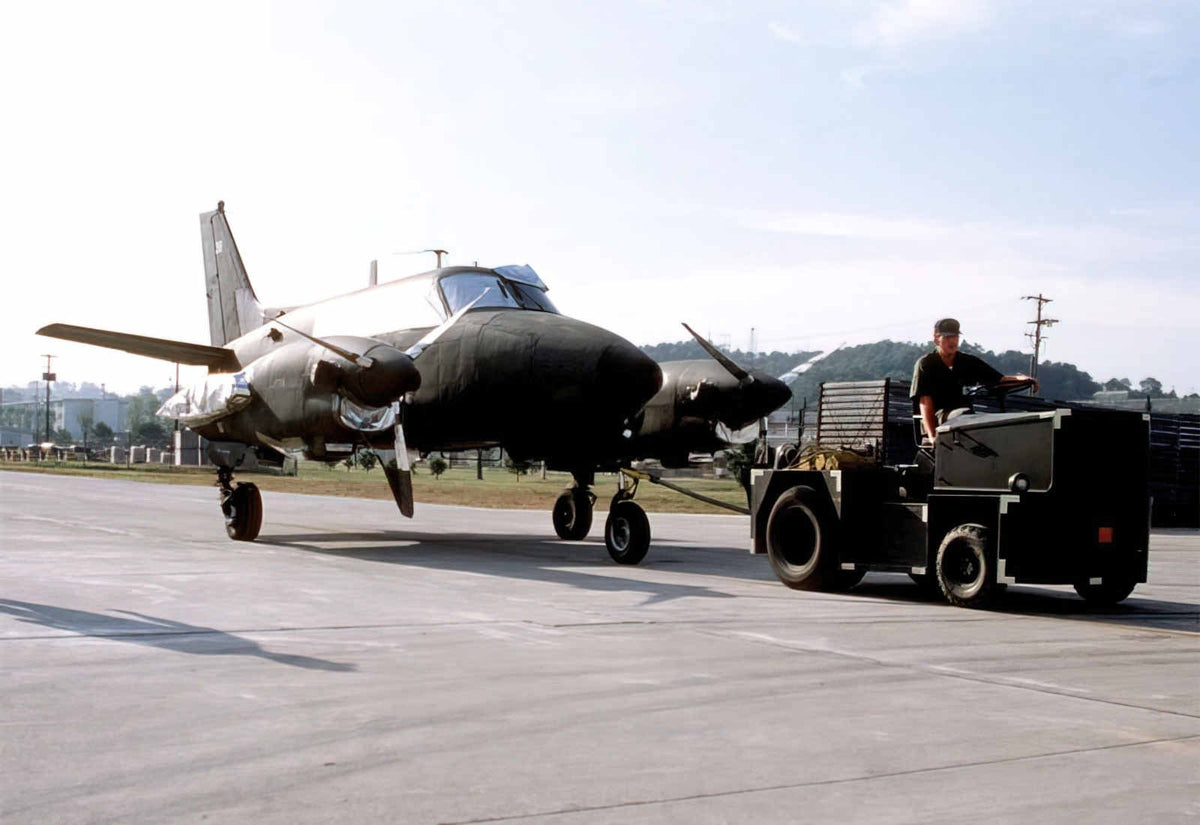 Beechcraft King Air 4 (2) Military A4 Photo Print