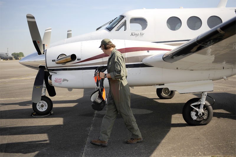 Beechcraft King Air 7 Military A4 Photo Print