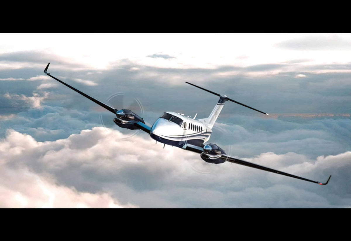 Beechcraft Super King Air Civilian Utility Aircraft Usa (2) Military A4 Photo Print