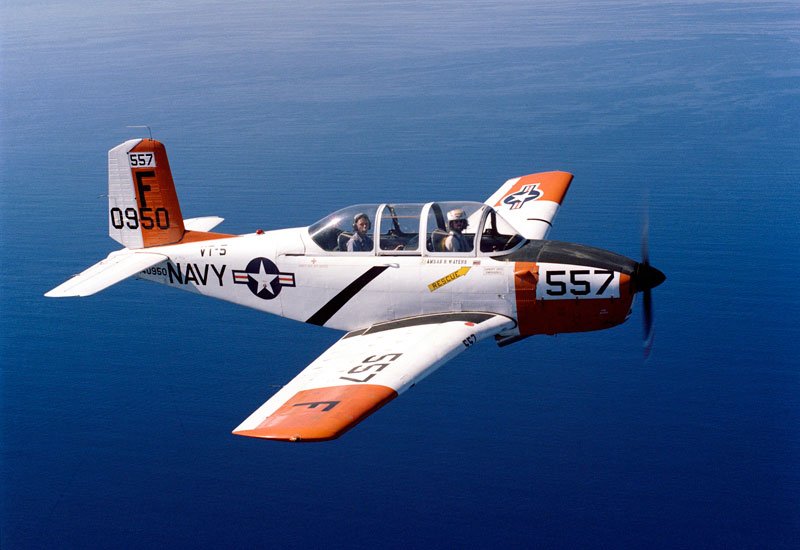 Beechcraft T34 Mentor Military A4 Photo Print