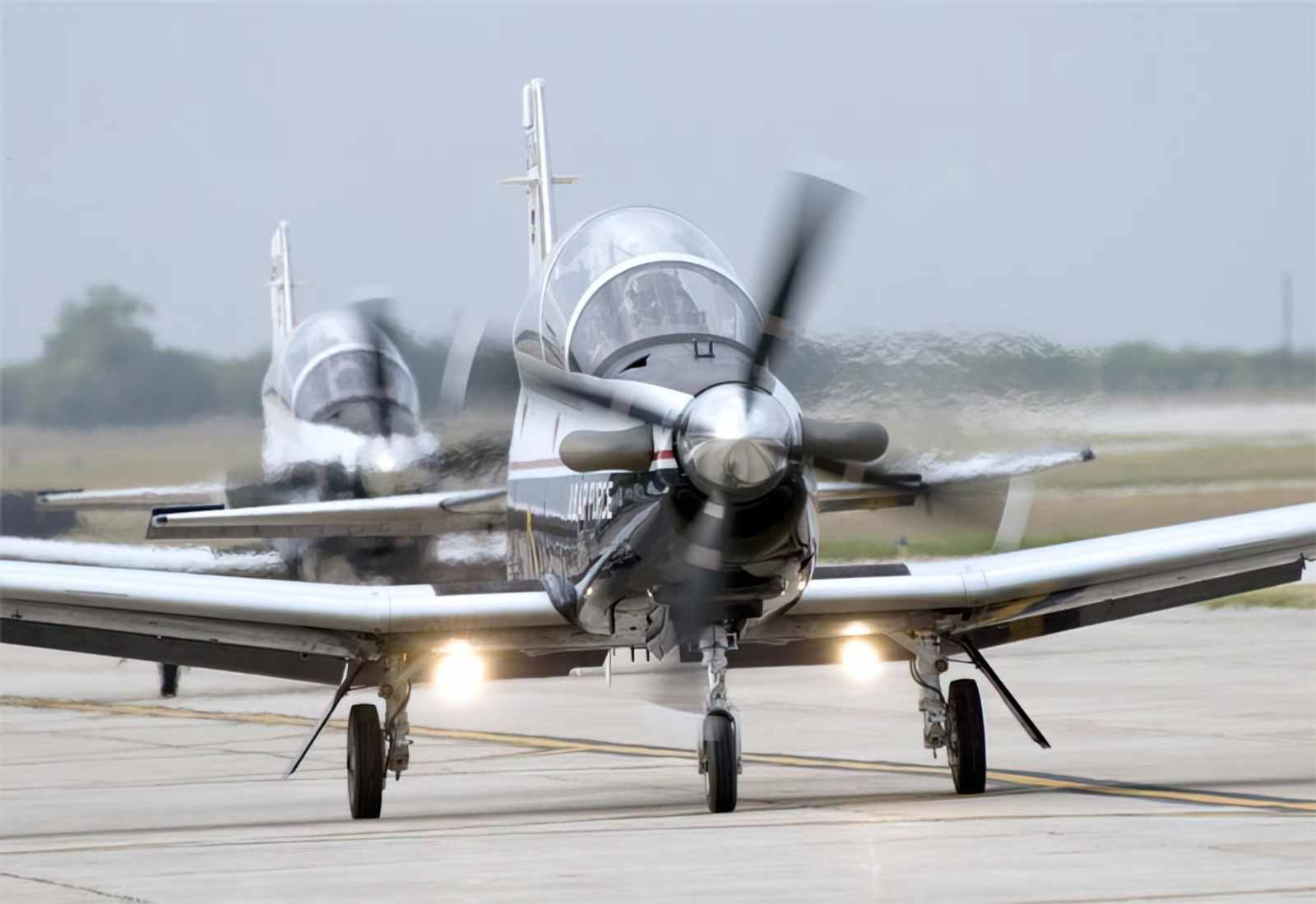 Beechcraft Texan Ii Trainer Aircraft 7 (2) Military A4 Photo Print