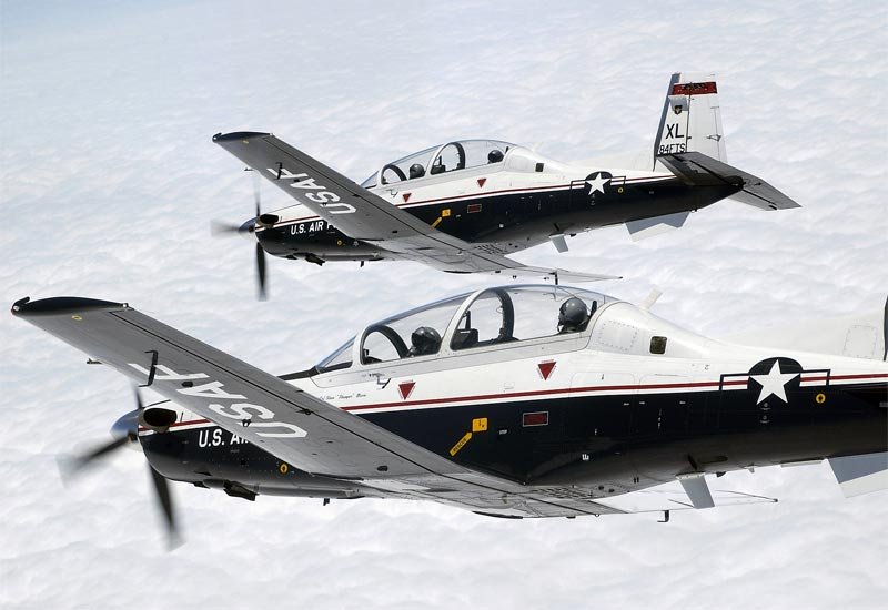 Beechcraft Texan Ii Trainer Aircraft Military A4 Photo Print