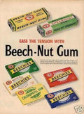 Beechnut Gum Boxes Vintage Retro Advert Ads A4 Photo Print