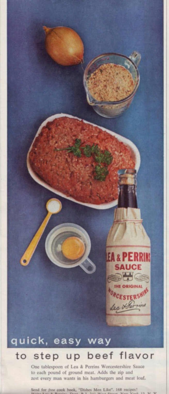 Beef Sauce Flavor Vintage Retro Advert Ads A4 Photo Print