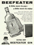 Beefeater Extra Dry Vintage Retro Advert Poster A4 Photo Print
