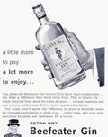 Beefeater Gin Extra Vintage Retro Advert Poster A4 Photo Print