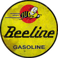 Beeline Gasoline Pump Vintage Retro Advert Ads A4 Photo Print