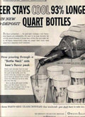 Beer Bottles Neck Vintage Retro Advert Ads A4 Photo Print