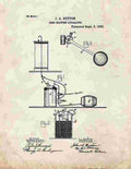 Beer Drawing Apparatus Patent Print 1885 A4 Photo Print