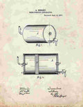 Beer Forcing Apparatus Patent Print 1877 A4 Photo Print