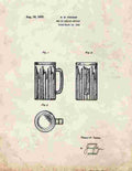 Beer Keg Patent Print 1932 A4 Photo Print