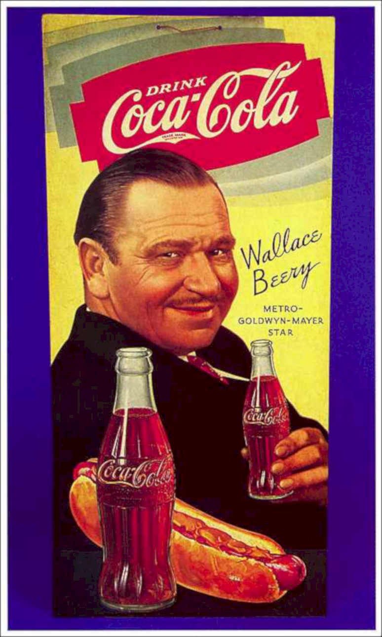 Beery Coca Cola Vintage Retro Advert Ads A4 Photo Print