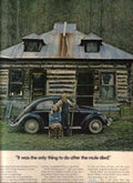 Beetle Cabin Mule Vintage Retro Advert Ads A4 Photo Print