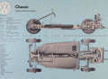 Beetle Chassis Diagram Vintage Retro Advert Poster A4 Photo Print