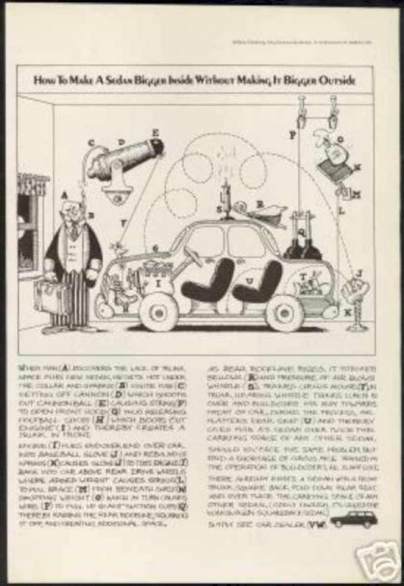 Beetle Office Contraptions Vintage Retro Advert Ads A4 Photo Print