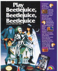 Beetlejuice Nes Game Vintage Retro Advert Poster A4 Photo Print