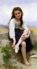 Before The Bath Bouguereau A4 Photo Print