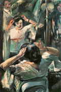 Before The Mirror Lovis Corinth Impressionism European A4 Photo Print