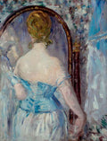 Before The Mirror Manet A4 Photo Print