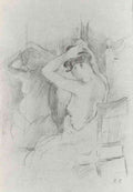 Before The Mirror Morisot A4 Photo Print