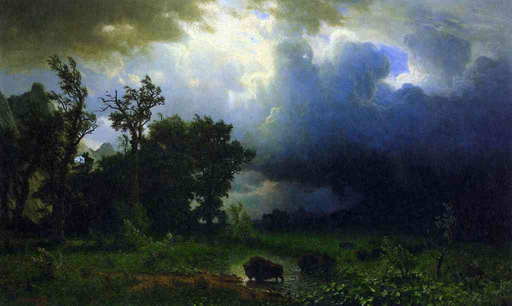 Before The Storm Bierstadt A4 Photo Print