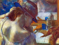 Before the mirror by Degas A4 Photo Print