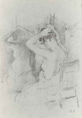 Before the mirror by Morisot A4 Photo Print