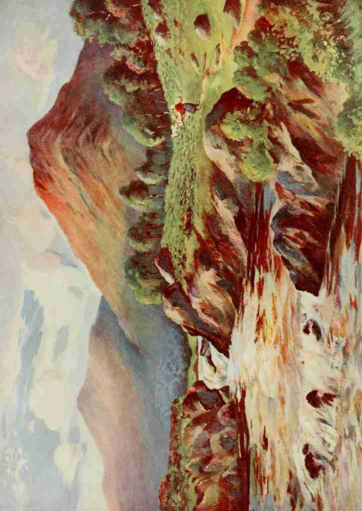 Begg HC Britain Beautiful 1920 On the River Conan Ross shire Vintage A4 Photo Print