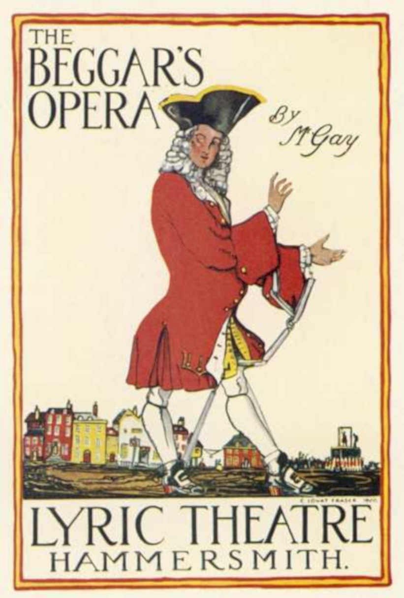 Beggars Opera Hammersmith Vintage Retro Advert Ads A4 Photo Print