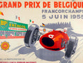 Belgium Grand Prix 1 Vintage Retro Advert Poster A4 Photo Print
