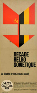 Belgo Sovietique Poster Vintage Retro Advert Poster A4 Photo Print