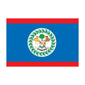 Belize Flag N1802 A4 Photo Print