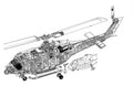 Bell 214ST cutaway A4 Photo Print
