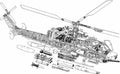 Bell AH 1 Cobra cutaway A4 Photo Print