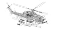 Bell AH1 cutaway A4 Photo Print