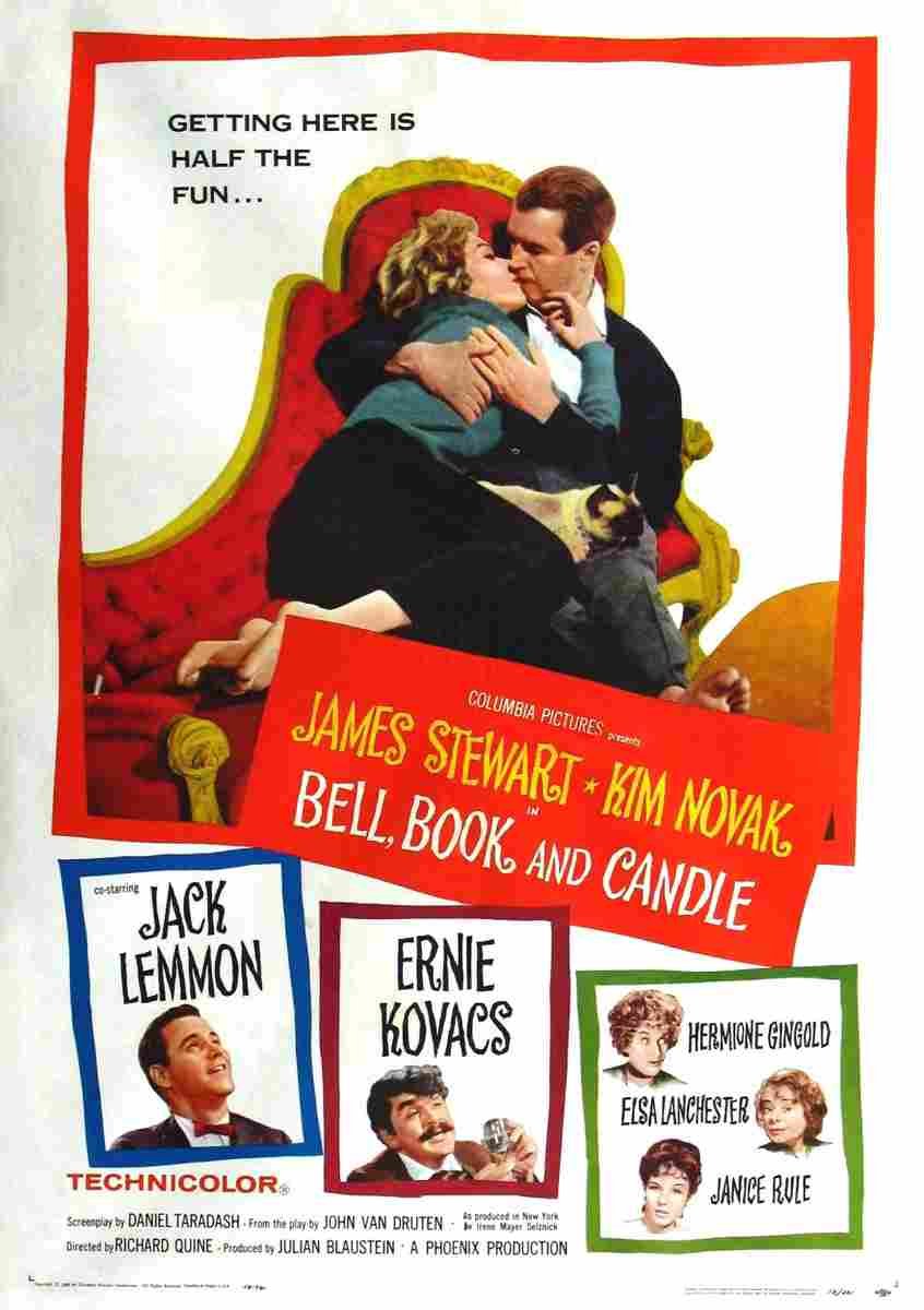 Bell Book and Candle 01  film star poster A4 Photo Print