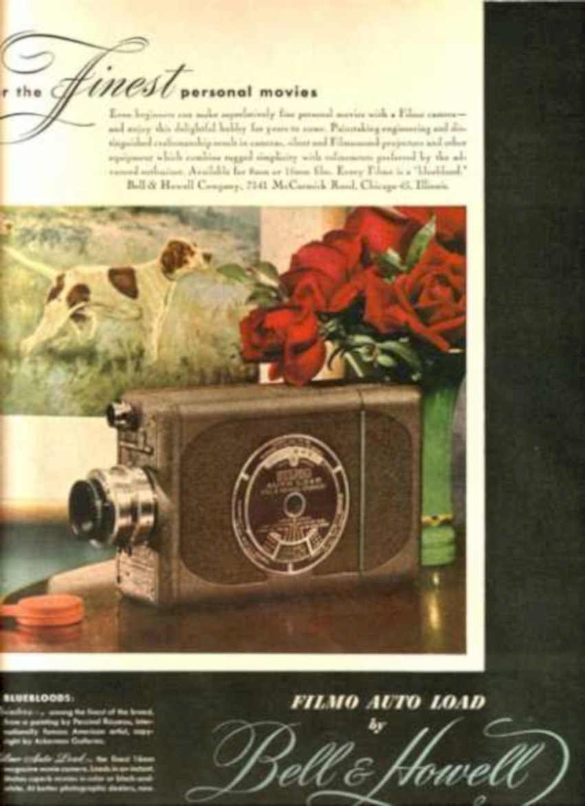 Bell Howell Camera 4 Vintage Retro Advert Ads A4 Photo Print