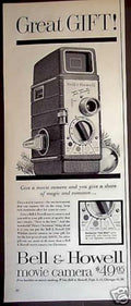 Bell Howell Camera 5 Vintage Retro Advert Ads A4 Photo Print