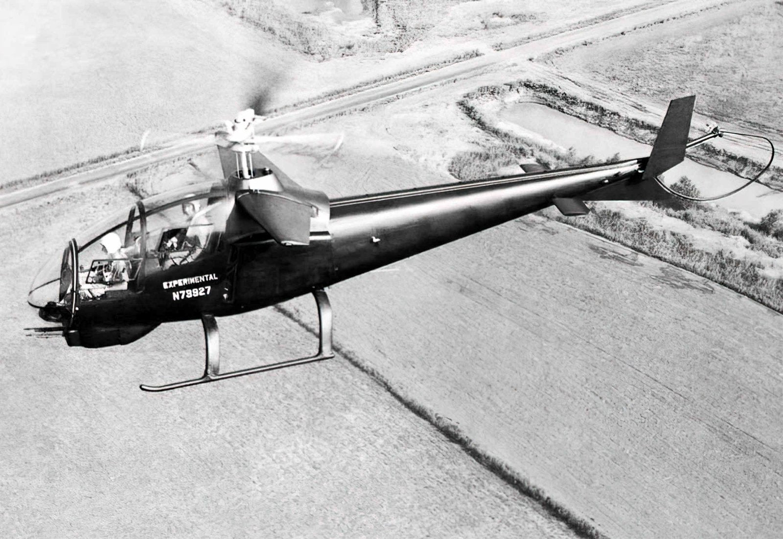 Bell Model 207 Sioux Scout Attack Helicopter Demonstrator Us Army (2) Military A4 Photo Print