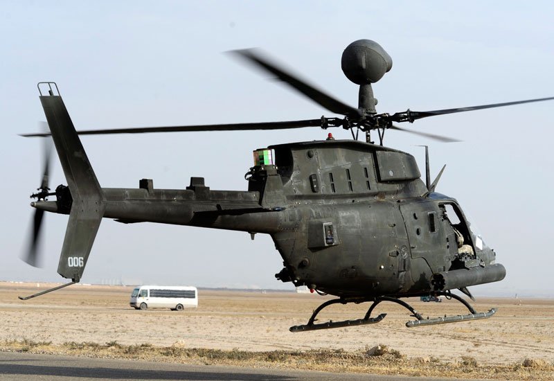Bell Oh58 Kiowa 10 Military A4 Photo Print