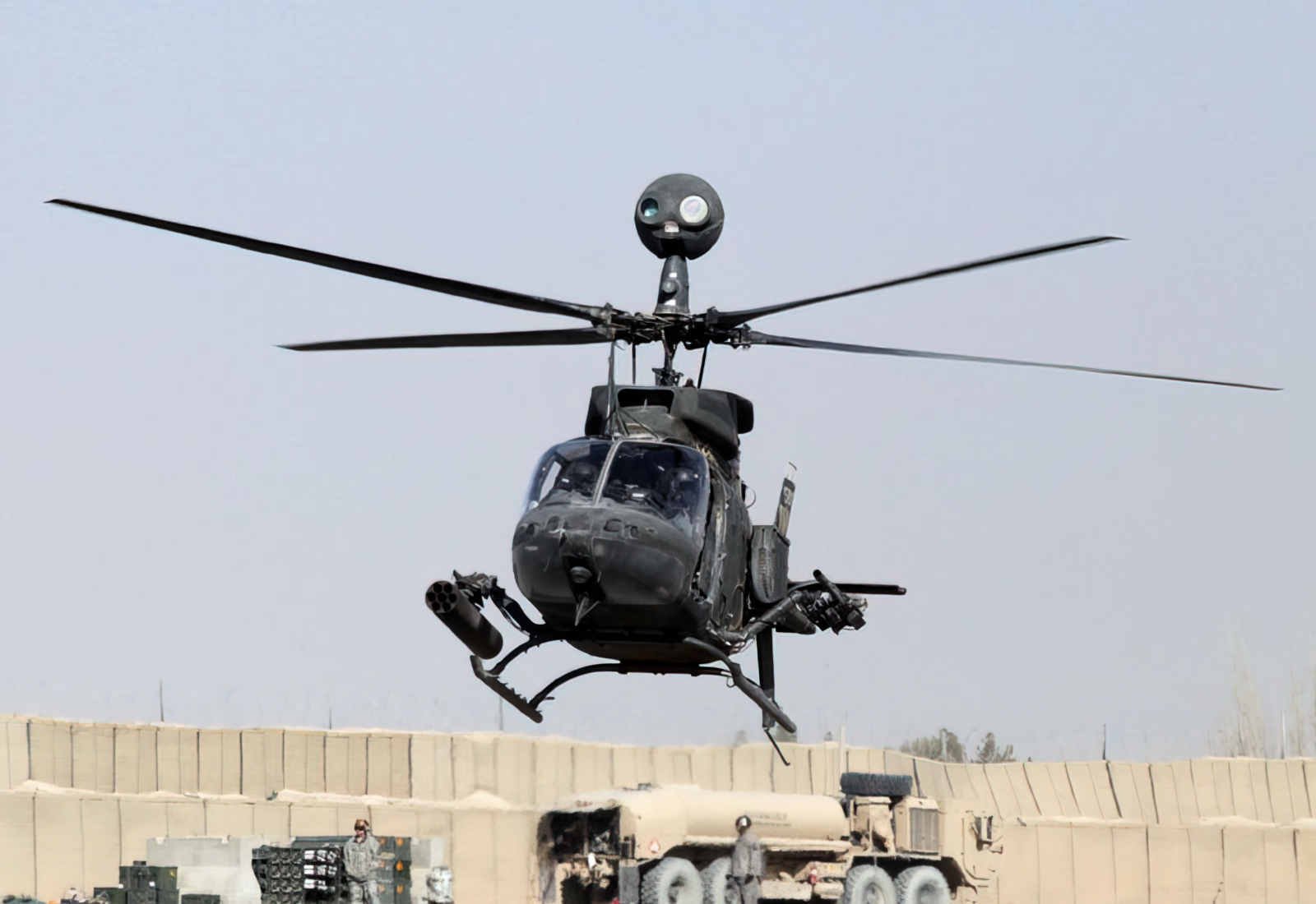 Bell Oh58 Kiowa 12 (2) Military A4 Photo Print