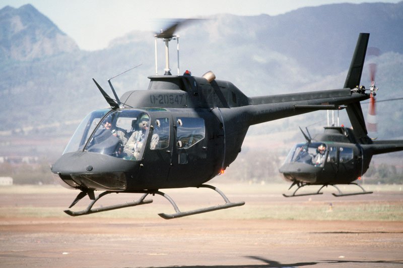 Bell Oh58 Kiowa 15 Military A4 Photo Print