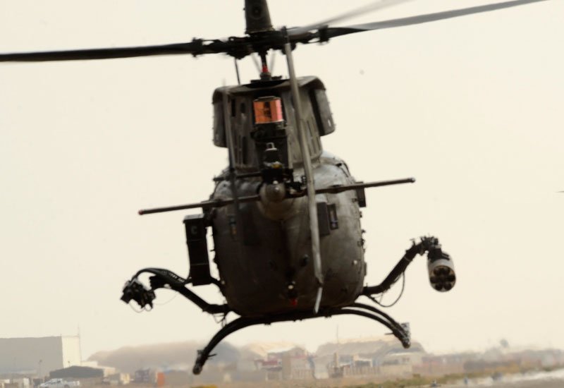 Bell Oh58 Kiowa 18 Military A4 Photo Print