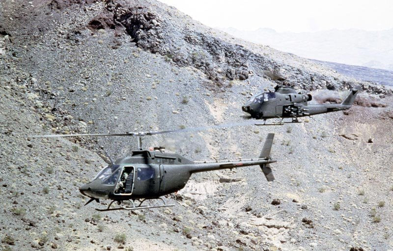 Bell Oh58 Kiowa 20 Military A4 Photo Print