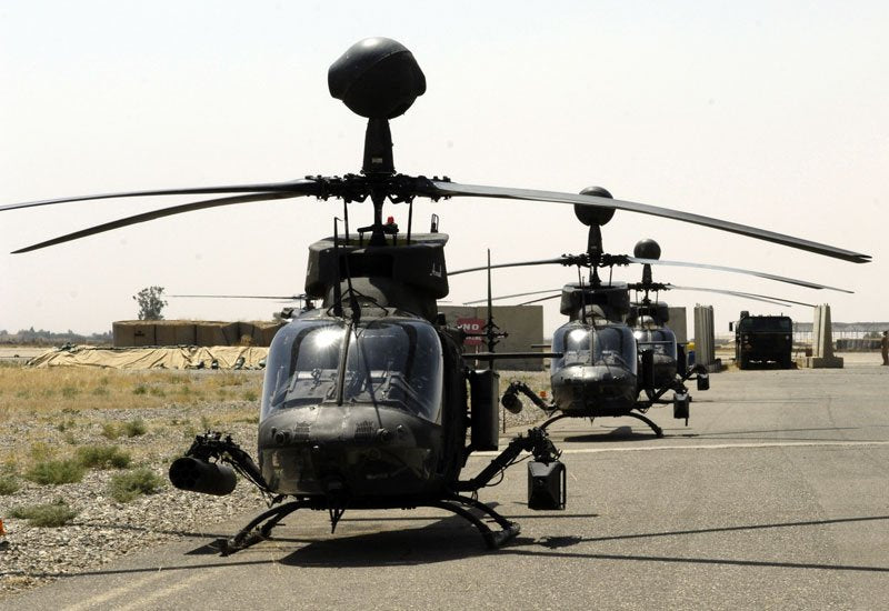Bell Oh58 Kiowa 21 Military A4 Photo Print