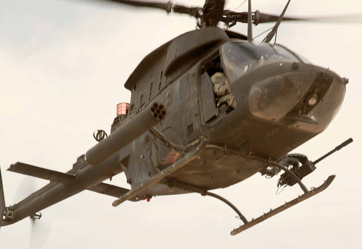 Bell Oh58 Kiowa 23 (2) Military A4 Photo Print