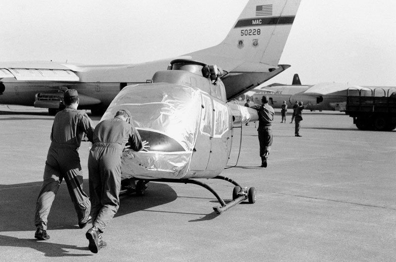 Bell Oh58 Kiowa 27 Military A4 Photo Print